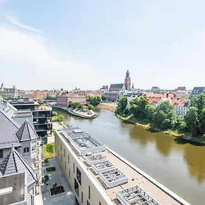 View Apartment, Free Underground Parking, Square 6 Min Wrocław
